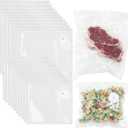 40PCS Reusable vacuum seal bags for food - 20PCS Large (13.410.2") And 20PCS Small (8.38.7") Compact Vacuum Sealer Bags, Leak-Proof Odor-Resistant for Refrigerator Outdoor Travel Food Storage