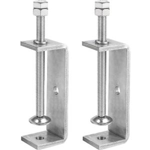 2 Pack 304 Stainless Steel C Clamp 4 Inch C Clamps for Woodworking and Welding MountingSuitable for Home and Professional Use