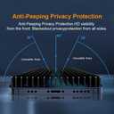 OneFish Privacy Screen Protector for IPhone 16 Pro Anti-Spy Tempered Glass Dust-Free Bubble-Free Anti-Fingerprint 9H Scratch Protection & Hassle-Free Installation Frame [2-Pack]