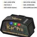Vgate iCar Pro BT3.0 OBD2 Scanner Bluetooth Code Reader Diagnostic Scan Tool for Android & Windows Compatible with ELM327 Adapter