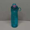Pogo Plastic Water Bottle with Chug Lid and Carry Handle, Reusable, BPA Free, Dishwasher Safe, Perfect for Travel, School, Outdoors, and Gym | 18oz, 32oz, 40oz, 64oz (Teal)