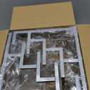 DoubleFill 2 Pack Purse Organizer for Closet Display 4 Layer Sliver Riser Stand Clutch Purse Organizer Display Metal Wallet Rack for Handbag Home Retail Boutique Store Supplies