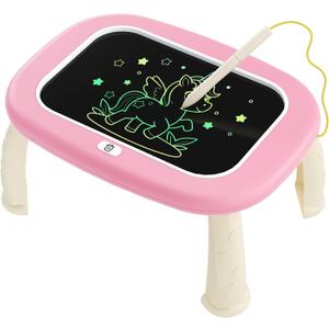 LCD Writing Tablet for Kids 1 2 3 4 5 Year Old - Toddler Drawing Tablet, Drawing Pad & Color Doodle Board Toy, Perfect Birthday & Christmas Gift Toy for 2-3 Year Old Boys and Girls (Pink)