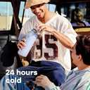 Amazon.com: Hydro Flask Water Bottle - Insulated Stainless Steel - Wide Mouth Flex Straw Lid, Non Spill, Leakproof and Refillable in 32 Oz White : Home & Kitchen