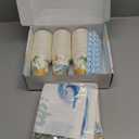 APOWBLS Surf's Up Party Decorations Tableware For Boys - Surf Birthday Party Supplies, Paper Plate, Cup, Napkin, Cutlery, Tablecloth, Summer Hawaiian Beach Wave Surfing Birthday Decorations | Serve 24