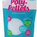Fairfield Poly-Fil Poly-Pellets, Premium Polyester Weighted Stuffing Beads, Stuffing for Stuffed Animals, Toys, Bean Bags, Weighted Blankets, and More, 24-Ounce Bag