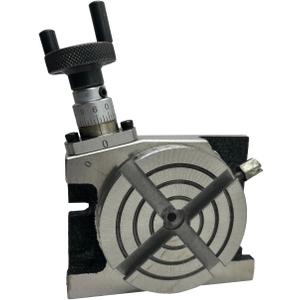 ASSORTS Precision 3" (75mm) Mini Rotary Table | Horizontal & Vertical Milling Tool with 4-Slot Base | Ideal for Milling, Indexing, Drilling, Model Engineering & Metalworking