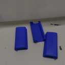 IRIS USA File Box, WeatherPro File Organizer for Letter/Legal File, Water Resistant Document Box, Plastic Gasket File Box With Tight Latch and Seal, Stackable Nestable, Clear/Blue 32 Qt. 3 Pack