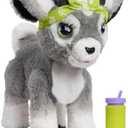 Just Play furReal Daisy The Yoga Goat Interactive Toy, 11-inch Realistic Plush, Kids Toys for Ages 4 Up