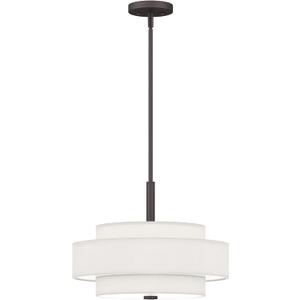 Livex Lighting 50874-07 Meridian 4-Light Pendant, Bronze