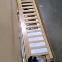 PVWIIK Twin Size Montessori Toddler Floor Bed with Wood Slats for Girls and Boys, Wood Montessori Bed Frame with Safety Guardrails, No Box Spring Needed, Natural