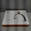 Yokilly Half Moon Light for Nail Desk: 29" Foldable Half Moon Desk Lamp with Phone Holder for Beginner - Arch Nail Tech Light with 3 Color Modes & 10 Brightness for Manicure Salon (White, Large)