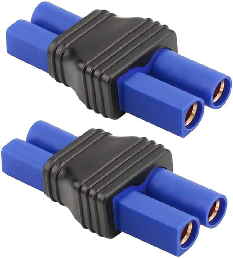 EC3 Male Plug Connector to EC5 Female Plug Connector Adapter for RC Lipo Battery EC3 to EC5 Adapter(2Pack)