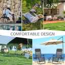 Alpen Zero Gravity Lounge Chair Set of 2, Patio Chair Folding Lounge Chairs for Outside, Portable Camping Chairs with Pillow and Cup Holder, Outdoor Recliner for Beach Outdoor Camping, Black