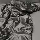 HOMBYS 2-Pack Satin Cervical Pillowcases (Only Pillowcase), Silky Satin Butterfly-Shaped Contour Pillow Cover Cervical Neck Pillow Case with Zipper for Side Back Stomach Sleepers (Gray, Queen Size)