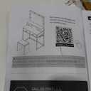 COMHOMA Makeup Vanity Desk with Mirror and Lights, Vanity Table and Chair Set with 4 Drawers and Charging Station, Bedroom Dresser Mirror& Adjustable 3 Color Modes, Storage Shelf, 32In White and Gold