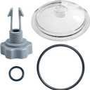 SF80110-1 Leaf Trap Cover Lid 5 inch Have O-Ring & Valve, Fit for Intex 12 Inch Sand Filter Pump (Pump Flow Rate: 2,100 GPH), NOT Fit for Intex 14 & 16 Inch (Rate:2,800 3.000 GPH) Sand Filter Pump