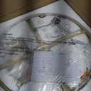 Vintage Crystal Round Chandelier 14.17" Gold Dining Room Chandelier Over Table 4-Lights Classic Drum Pendant Light Fixture for Living Room Kitchen Island Entryway.