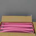 Inch 3 Ring Binder Pink, .5 Inch Round Ring Clear View Cover with 2 Inside Pockets Binders, Colored School Supplies Binders (6 PC) by Enday