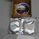 Baby Hand and Footprint Kit Girls, Boys - Personalized Babys First Christmas Ornament Kit, Newborn Christmas Gifts for New Mom, Cute Shower Gifts, Easy to Use Handprint Ornaments(Gold Paint, Cherish)