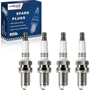 Iridium Spark Plugs 4 Pack 5464 BKR5EIX-11 BKR5EGP Fits for 1998-2008 Toyota Corolla Prius Tacoma Yaris Matrix, Nissan Altima Frontier Sentra, Mitsubishi Lancer Eclipse, Pontiac vibe L4 1.8L-2.4L