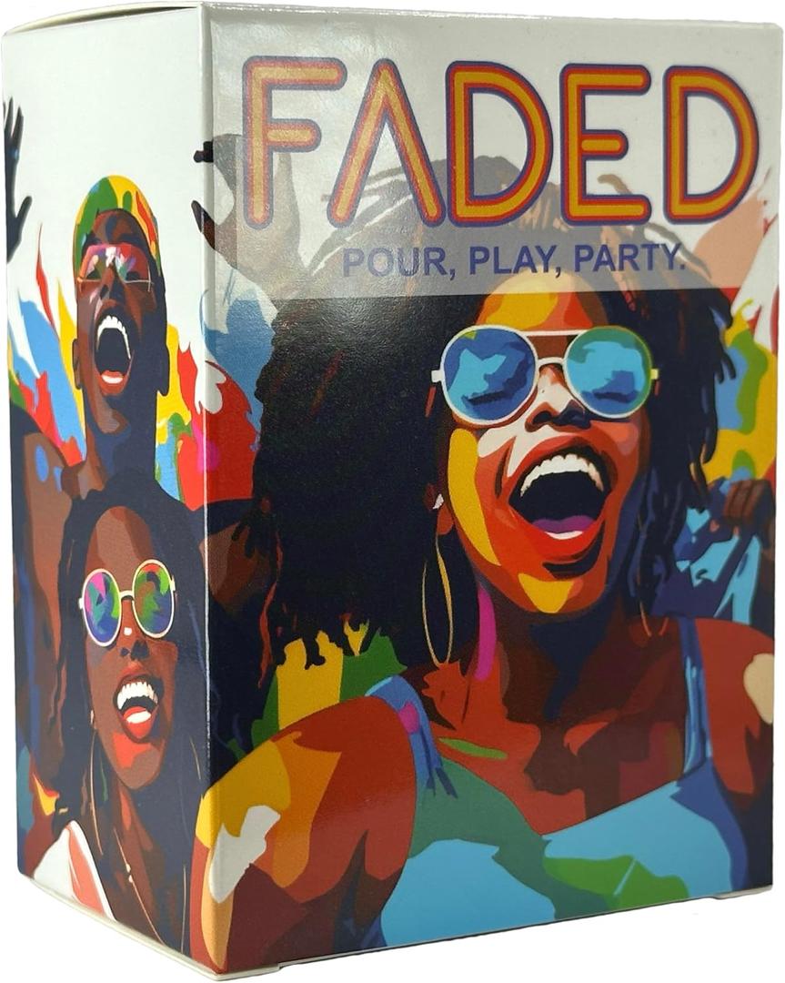 Kinfolk Faded Hilarious Drinking Game for Adults, The Ultimate Party Card Game to Elevate Any Gathering with Friends and Fun, Funny and Competitive for House Parties or Bachelor Nights