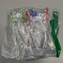 Premium Kitchen Tongs with Silicone Tip, Mini Metal Cooking Tongs, Non-Stick, Stainless Steel, Heat Resistant Locking Tongs for Cooking, Barbecue, Salad, Grilling, Frying (3pcs) (Multicolor)