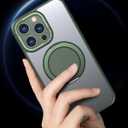 Magnetic Stand Case for iPhone 14 Pro [with 2 Tempered Glass Film] [360 Rotation Magnetic Stand] [Compatible with Magsafe] Military-Grade Drop Protection Case, Black