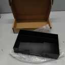 Acrylic Guest Towel Napkin Holder,Black Bathroom Paper Hand Towels Storage Tray,Disposable Paper Towel Holder for Bathroom,Kitchen,Parties,Weddings, Hotel and Restaurant