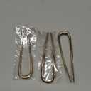 BEoffer French Hair Pin 3PCS Metal Hair Pins for Women Elegant French Twists, Buns and Updos with No Hair Damage, U-shaped French Pin Great Hold and Comfortable Keeps Hair in Place (Gold)