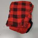 Plaid Dog Hoodie Sweatshirt Sweater for Large Dogs Cat Puppy Clothes Coat Warm and Soft(L)