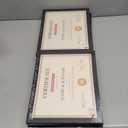 HORLIMER 8.5 x 11 Picture Frame Set of 15, Black Photo Frames 8.5 by 11 for Certificate Diploma Document, Wall Hanging or Tabletop Display