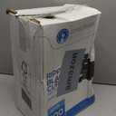 NYHI Pack of 100 10 oz Black Paper Cups with Black Lids Straws Coffee Cups Disposable BPA Free Insulated Ripple Kraft Paper Cups To go Cups for Hot or Cold Drinks Office Home Canteen Party Travel