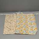 2-Pack Reusable Beeswax Bread Bags - Large 17x13 Inch for Sourdough & Homemade Bread Storage | All-Natural Beeswax Preservation, Eco-Friendly Cotton Food Bags - Easy to Clean & Daily Use