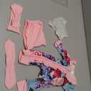 Preemie Newborn Baby Girl Romper 3-Piece Set