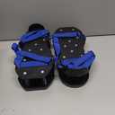 Lawn Aerator Shoes for Grass - Black-Blue, One Size