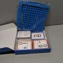 Torlam Math Flash Cards + Math Board, Multiplication Flash Card Times Table Chart, Math Manipulatives Division, Addition, Subtraction Games Toys for Kids, 1st, 2nd, 3rd, 4th, 5th, 6th Grade