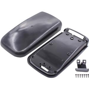 ApplianPar Center Console Lid Armrest Cover Repair Kit Black for Trailblazer Envoy Ascender Rainer Bravada