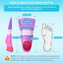 Gintenco Swim Fins, Kids Swim Training Fins for Lap Swimming, Travel Size Flippers with Mesh Bag, Silicone Swimming Fins for Kids Teens Adults Women Men, XXS(Jr 11-12.5)