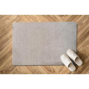 Luul Home Non Slip Solid Area Rug Gray 2x3 Rubber Back Soft Doormat Rugs for Living Room Kitchen Bedroom and Hallway Stain Resistant Washable Easy Cleaning Non Shedding Carpet Gray 2 x 3