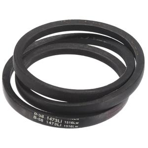 Uxcell 3 Pack B58 Classic Wrapped V-Belt, 61" Outside Circumference Wrapped Industrial Rubber V-Belt B Profile V-Belt for Industrial Machinery Equipment, Black