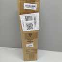 2 Pack White Curtain Rod, 1 Inch Adjustable Heavy Duty Curtain Rods for Windows 30 to 56 Inch, Decorative Modern Window Treatment Rods, Splicing Metal Drapery Pole, Easy Installation