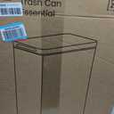 Home Zone Living 12 Gallon Kitchen Trash Can with Slim Fit Design