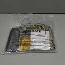 Remuuly 24 Pcs Pirate Costume Women Rave Accessories Pirate Head Scarf Sash Belt Eye Patch Necklace Earring Hair Accessory (Black and Silver)