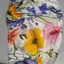 Round Tablecover Elastic Tablecloth Waterproof Fabric Table Cover for 36"-70" Round Table Fall Flower for Party, 36"