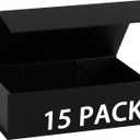 15 Pack Magnetic Gift Box With Lid 9.5x6x3,Black Gift Boxes Bulk,Luxury Bridesmaid Proposal Box,Small Magnetic Closure Box Boxes For Presents,Wedding,Business