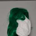 LANICE Green Wig for Women Short Bob Wigs with Bangs Natural Synthetic Wig Shoulder Length Colorful Wigs for Daily PartyUse(12inch,Green)
