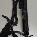 Hair Straightener Brush: Ionic Hair Straighteners for Women with 15 Temps, Straightening Brush Fast Heating with LED Display & Dual Voltage (Black)