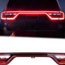 Liftgate Center Tail Light LED Rear Lamp Compatible for 2014-2023 Dodge Durango Rear Center Tailgate Rear Light With Camera Hole 68453659AA