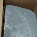 Battilo Chair Cushions for Dining Chairs with Ties, Indoor/Outdoor Kitchen Chair Pad with Non-Slip Backing, Dining Seat Cushion with Machine Washable Removable Cover, 16"x16"x2", Set of 2, Brown